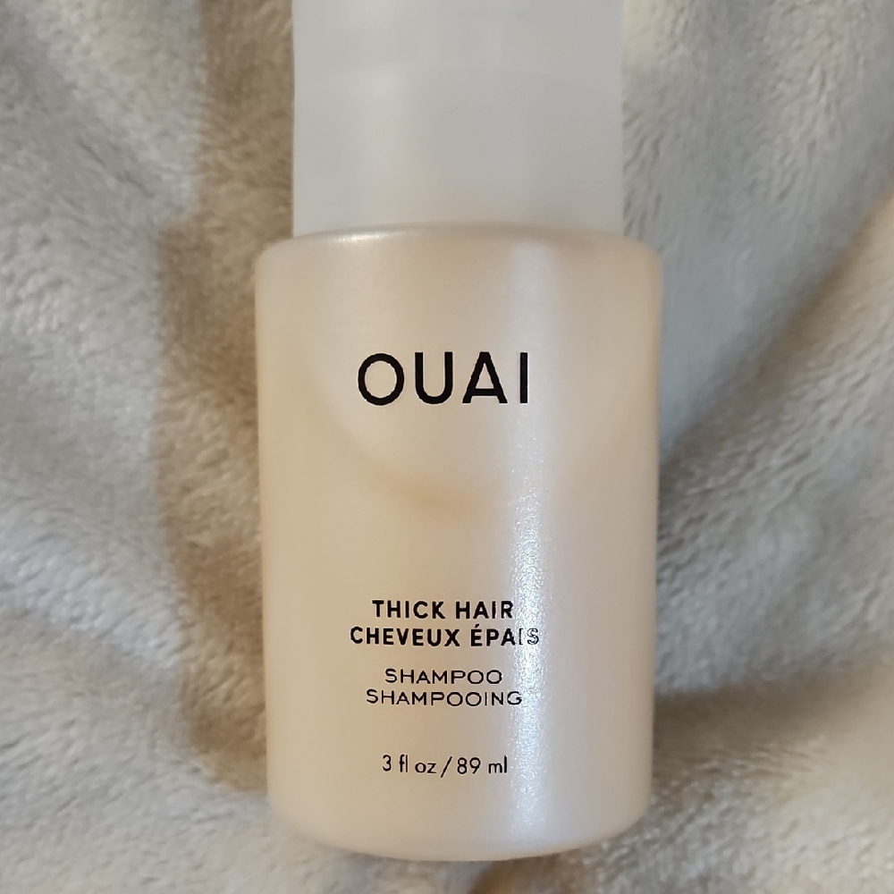 OUAI Thick Hair Shampoo - Pearl Cream Bottle